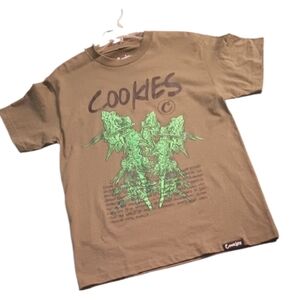 Olive Green M Cookies Bio Tee